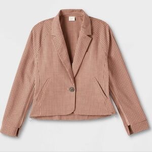 Women's Adaptive Seated Fit Side Opening Blazer Jacket - A New Day
